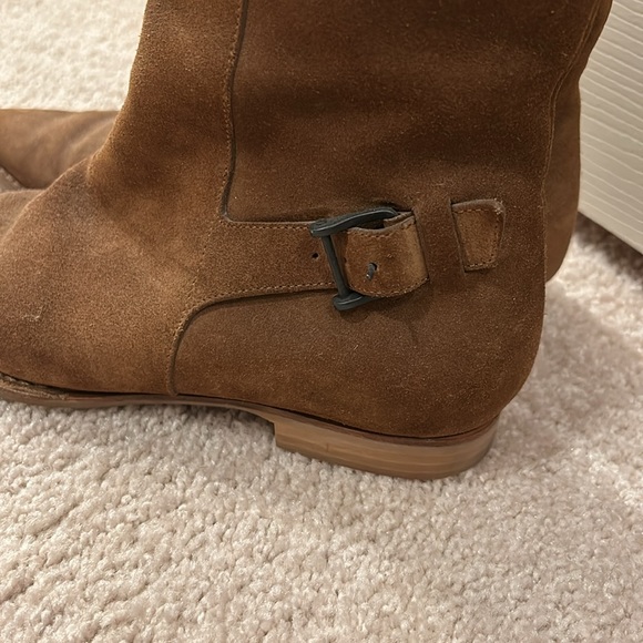 Gucci Boots Brown Suede Pointed Toe - Picture 10 of 13